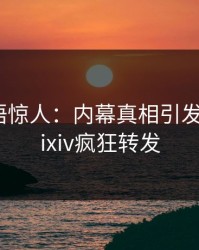 网红一语惊人：内幕真相引发揭秘，pixiv疯狂转发