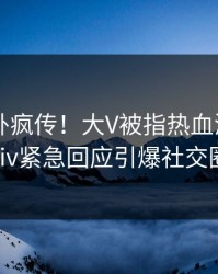 昨晚八卦疯传！大V被指热血沸腾，pixiv紧急回应引爆社交圈