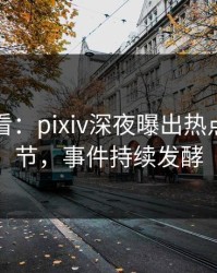 限时查看：pixiv深夜曝出热点震撼细节，事件持续发酵