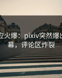 网红回应火爆：pixiv突然爆出秘闻内幕，评论区炸裂